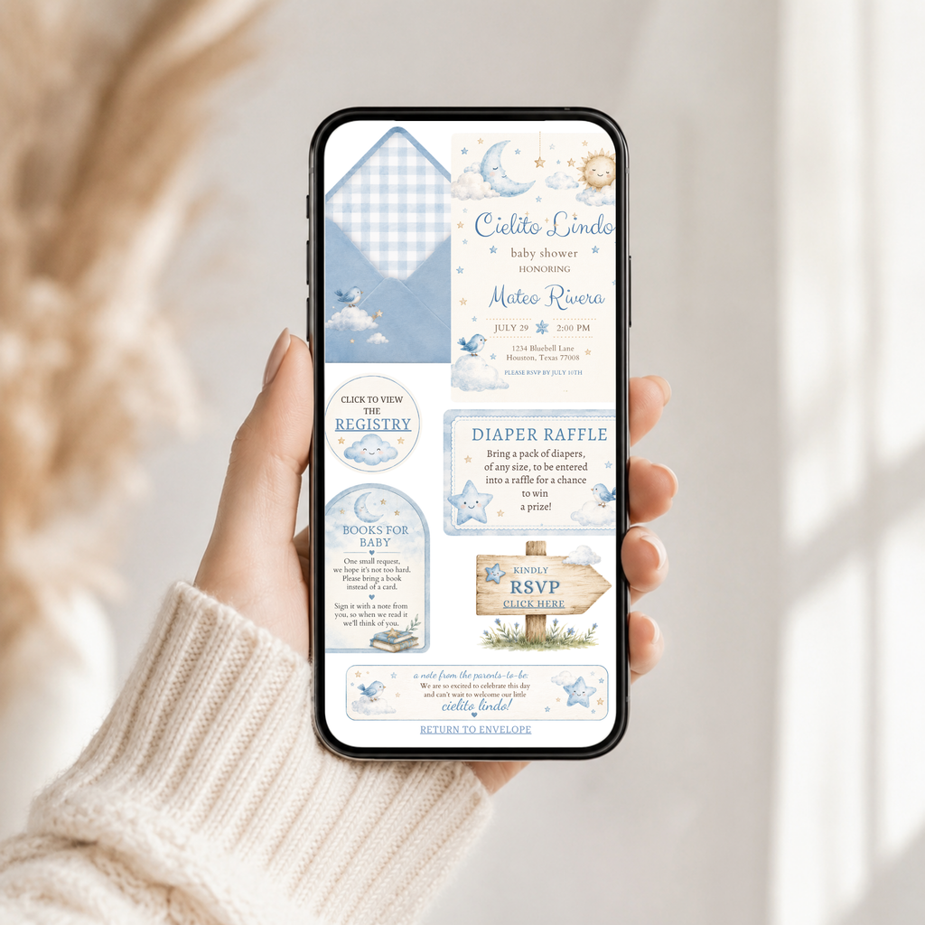 Cielito Lindo Baby Shower Interactive Invitation