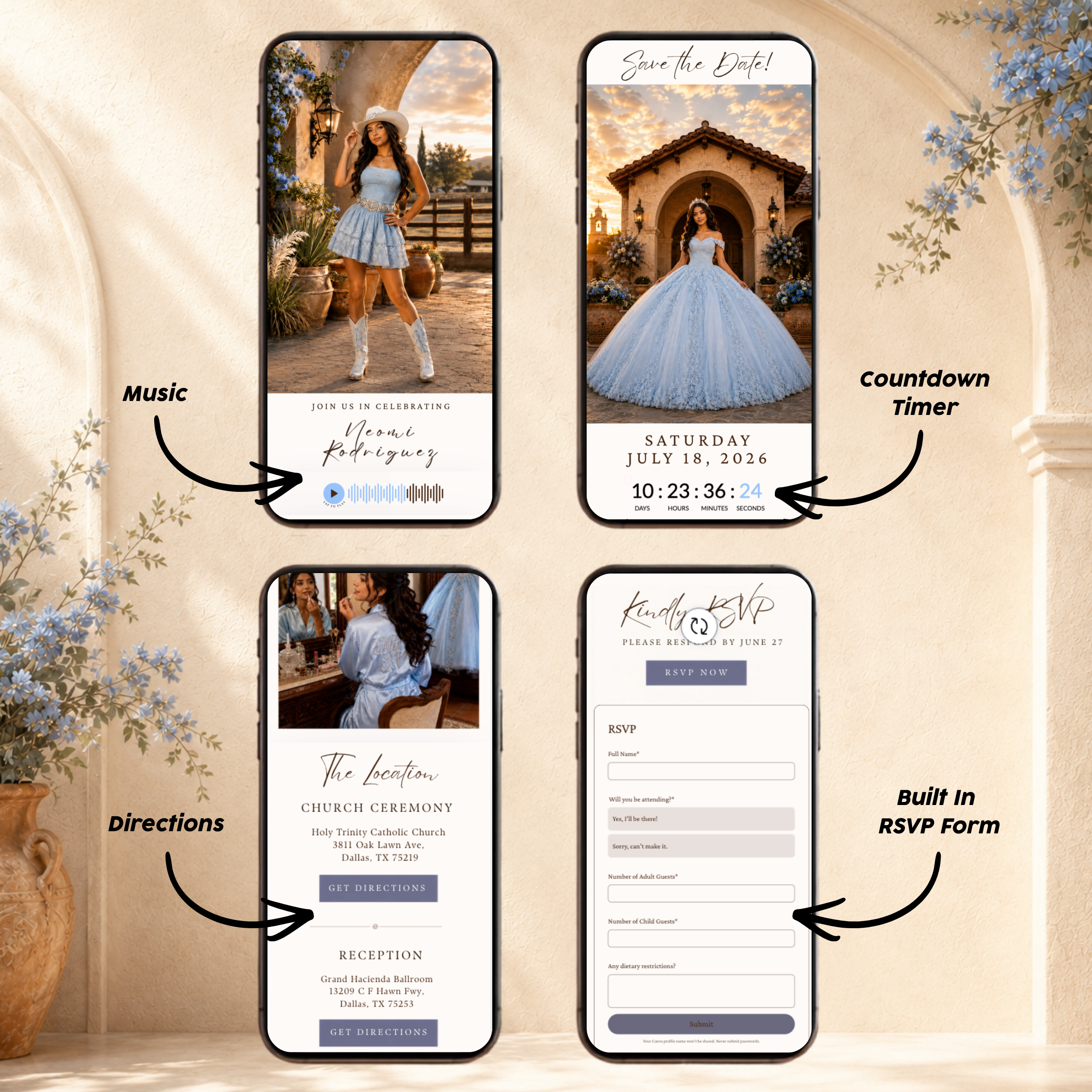 Blue Quinceañera
