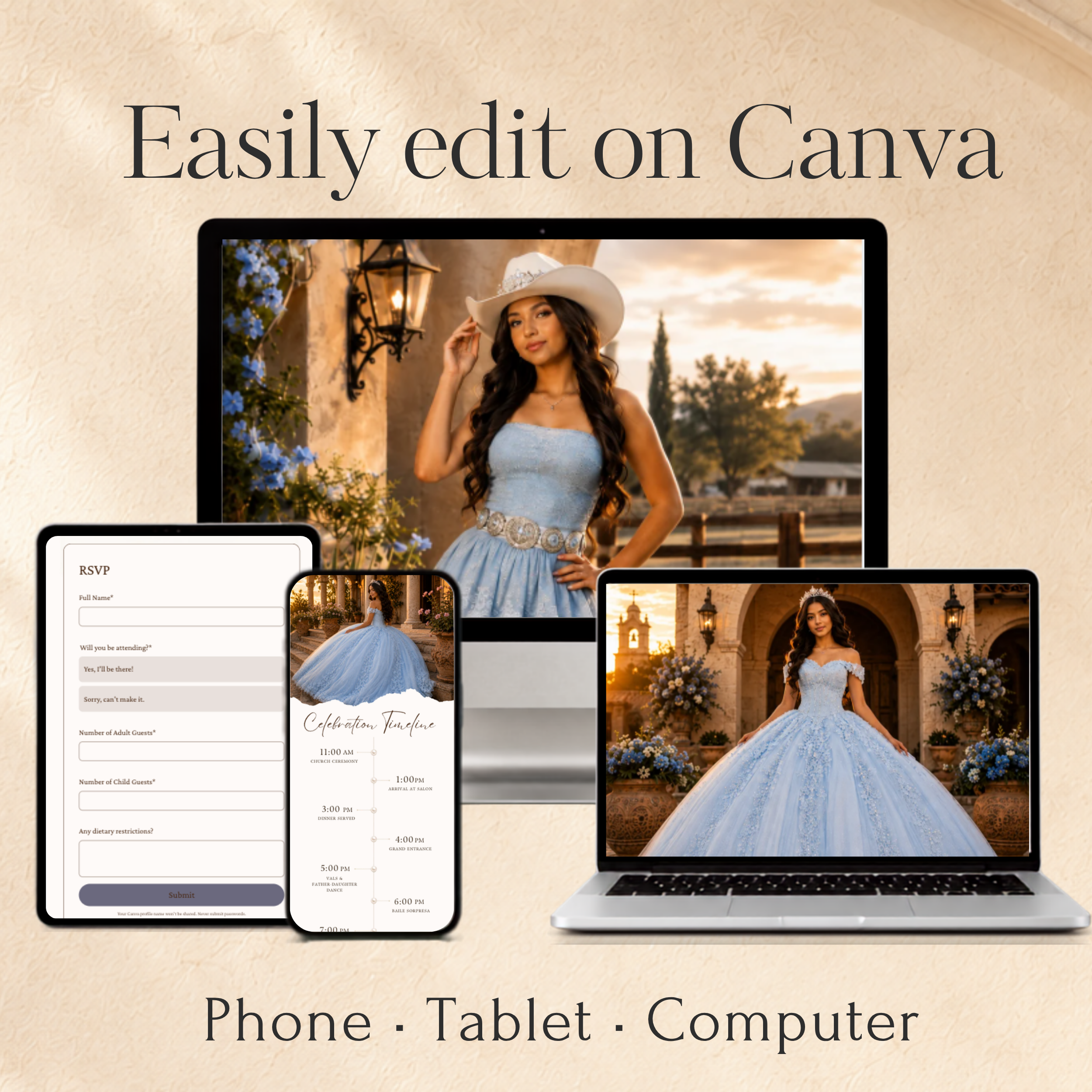Blue Quinceañera