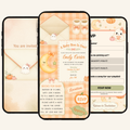 A Little Boo Is Due Baby Shower Interactive Invitation | Editable Canva Template