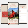 Terracotta & Brown Quinceañera Interactive Invitation (Spanish)