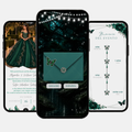 Enchanted Forest Quinceañera Interactive Invitation (English & Spanish)